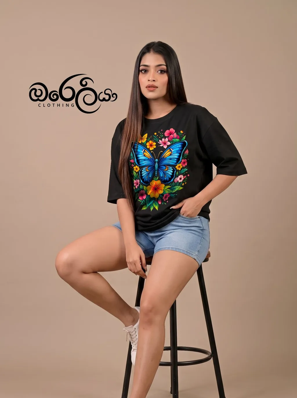 Butterfly Bloom Oversized T-Shirt